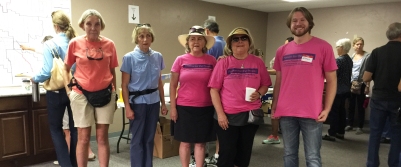 Pamela Powers Hannley & volunteers