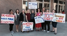 Reps. Isela Blanc, Pamela Powers Hannley, and Rep. Kelli Butler