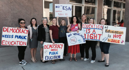 Reps. Isela Blanc, Pamela Powers Hannley, and Rep. Kelli Butler