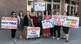 Reps. Isela Blanc, Pamela Powers Hannley, and Rep. Kelli Butler