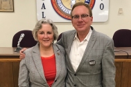John Nichols and Rep. Pamela Powers Hannley