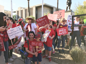 Teacher protests in Arizona