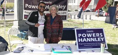 Antar Davidson and Pamela Powers Hannley