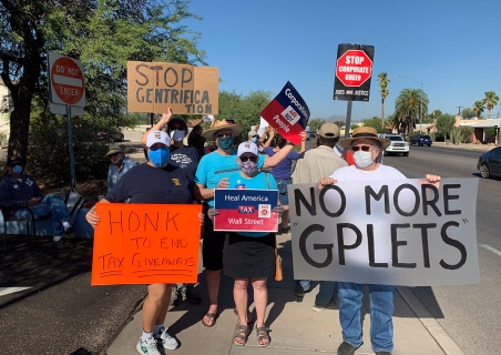 Tax Giveaway Protest