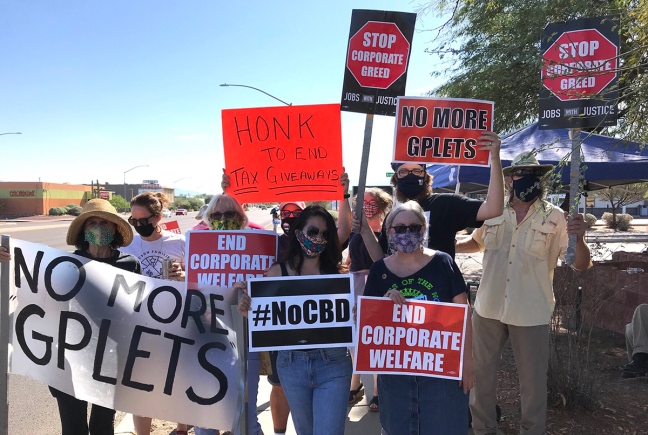 Labor Day Protest in Tucson