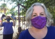 Making masks during pandemic