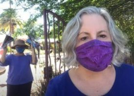 Making masks during pandemic